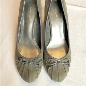 Nine West Ballerina Toe Heel Pumps Shoes 7.5